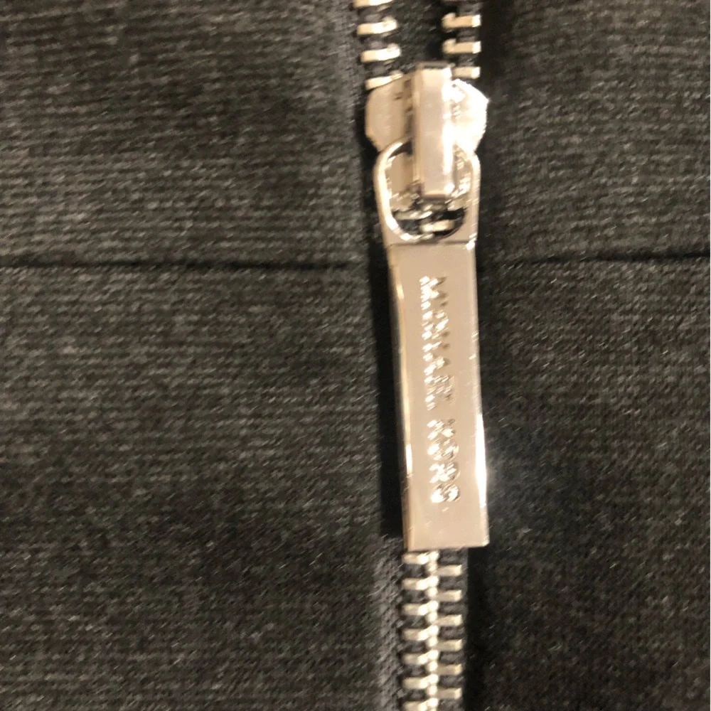 Michael Kors Gray Skirt with Zipper Accents - Picture 3 of 7